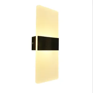 LED Acrylic Wandlamp Modern Indoor Acrylic Lights AC 85-265V LED Wall Mounted Sconce Light 6W For Hotel Rooms Usingステージ