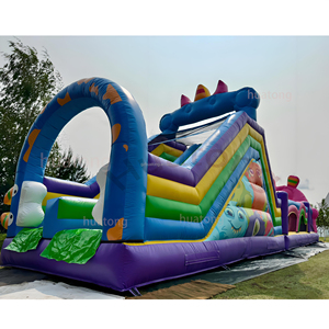 Parcours d'obstacles gonflable commercial en PVC pour l'extérieur, jeu de défi gonflable « Petit <span class=keywords><strong>Diable</strong></span> », parcours d'obstacles gonflable pour enfants - Product Image 3