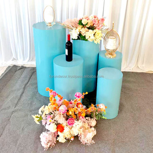 Furun ที่ตั้งขนมหวาน6ด้านทำจากโลหะ5ชิ้นเหมาะสำหรับงานปาร์ตี้งานแต่งงาน - Product Image 6