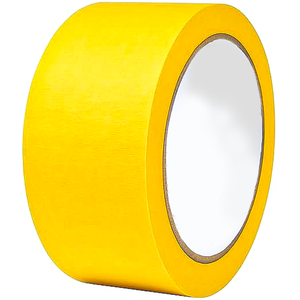 Colle acrylique jaune doré à l'eau facile à enlever Papier de masquage Peinture Orange Papier autocollant Lisse Personnalisé Ruban de papier Washi - Product Image 1
