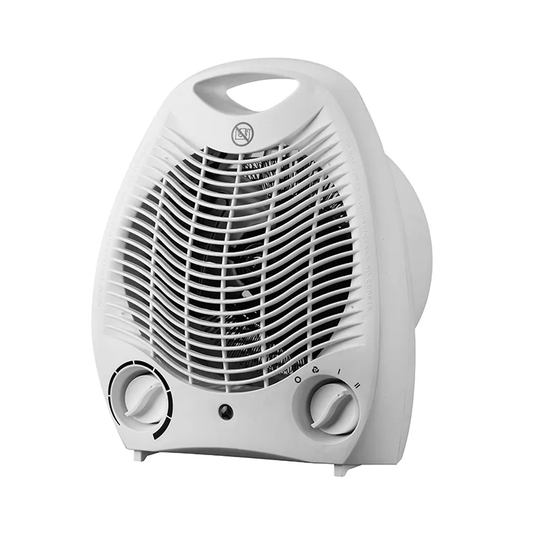 Fiyat güç göstergesi ışık yatak odası masaüstü tel elektrikli mini fan ısıtıcı fan 1000w 2000w ısıtıcı ile fan