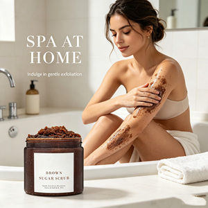 100% Organic Arabica Coffee <strong>Body</strong> <strong>Scrub</strong> with Aloe Vera &amp; Coconut Oil Natural Exfoliator for Normal Skin Brown Sugar Coffee <strong>Scrub</strong> - Product Image 2
