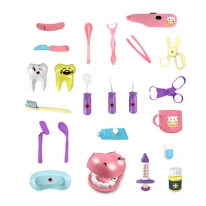 Ролевые стоматологические пластиковые зубы, обучающая модель, стоматологические игрушки, игровой набор для детей