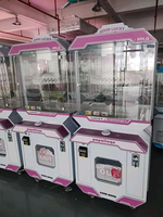Pièce-espace lapin grue électronique prix Machine enfants pousser jouet griffe grue avec Mini Clip jeu jouets en peluche poupée Machine