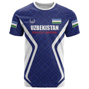 Jersey Sepak Bola Uzbekistan 2026WC White Wolves Turanians Custom Sublimasi Kaos Pria Sepak Bola Bernapas Olahraga Lengan Pendek - Product Image 1