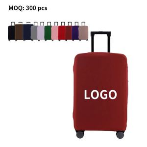 Housses de valise personnalisées en polyester épais, housse de protection contre la poussière pour bagages de voyage avec logo imprimé - Product Image 6