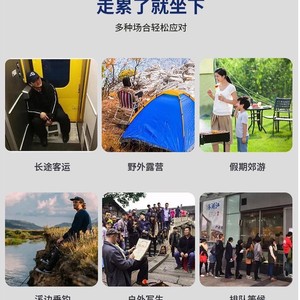 OEM Walking Stick <b>Stool</b> Aluminum Alloy Folding Portable Red Black Gray Brown Multi Functional Senior Use - Product Image 3