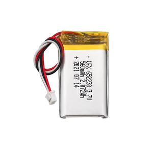 Pin Tai Nghe <span class=keywords><strong>Bluetooth</strong></span> OEM Của Nhà Máy Lipo Cell Pin Sạc Mini UFX 652238 560MAh 3.7V - Product Image 1