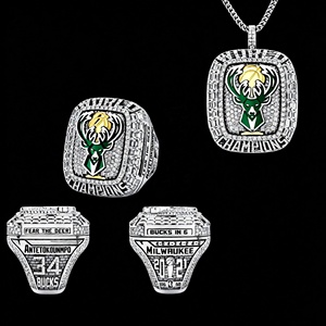 VENTES CHAUDES Bague de championnat personnalisée des Milwaukee Bucks 2021, bague de champion personnalisée pour homme, bague de titre, bijoux de haute qualité - Product Image 1