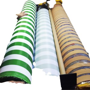 Tessuto Oxford Stampato 210D Resistente all'Acqua e Protezione Solare, Strisce Rosse e Bianche, Strisce Verdi e Bianche, Tessuto Decorativo per Stand e Scaffali - Product Image 5