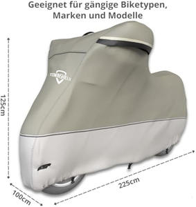Housse de <span class=keywords><strong>moto</strong></span> extérieure et intérieure respirante, résistante à la chaleur, imperméable et à la déchirure, résistante aux UV et à l'hiver - Product Image 2