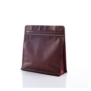 Bán buôn 125g Matte vuông túi cà phê: Dây kéo, phèn lá đáy phẳng, Van & logo. Trường hợp số lượng lớn đơn đặt hàng, trường hợp đầy đủ chỉ - Product Image 3