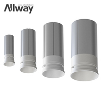 ALLWAY - Foco LED COB Redondo Empotrado en Techo de Aluminio de Alta Calidad para Interiores, Hoteles y Oficinas, CRI90, 3W, 5W, 7W, 10W, 15W, SMD