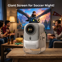 Projecteur BYINTEK LOVE 2 à mise au point automatique pour événements sportifs 2026, écran géant 150 pouces, Smart Android WiFi, projecteur portable pour la maison, OEM