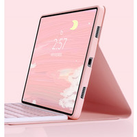 Touchpad ile Lenovo Tab M10 artı 10.6 3rd Gen koruyucu deri Tablet kılıfı için kablosuz klavye