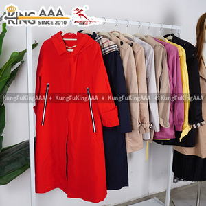 KungFu KingAAA Trench Corto Retrò con <span class=keywords><strong>Cintura</strong></span> da Donna, Giacca Invernale Vintage Usata di Seconda Mano, Giacca Avvolgente in Vita, Abbigliamento Casual Streetwear - Product Image 6