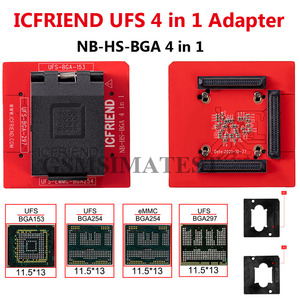 อะแดปเตอร์ IC Friend UFS 4-in-1 รุ่น NB-HS-BGA ไม่มีชิปเข้ารหัส สำหรับการแฟลชและซ่อมโทรศัพท์ K347 - Product Image 5