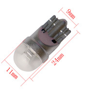 AC 6V 6.3V T10 led 555 غير القطبية 3 SMD 3014 LED لمبات لا شبح ل المكثفات مصباح دليلي ماكينة بينبول 6V