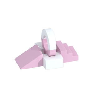 Jeu souple en mousse blocs de construction Ruels gris intérieur enfants pont clôture gymnastique balle fosse cour pièces - Product Image 6