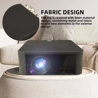 Téléphone mobile Android intelligent portable, écran LCD, vidéo Full HD 1080P, projecteur LED pour cinéma maison, WiFi, mini projecteur 4K pour usage domestique