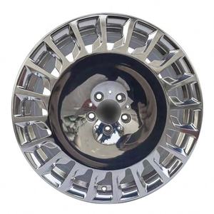 <span class=keywords><strong>ล้อ</strong></span>แม็ก17 18 19 20 22 23 24นิ้ว Hyper Silver Painted Texture Finish 5หลุมขอบล้อรถปลอมสำหรับ Benz - Product Image 2