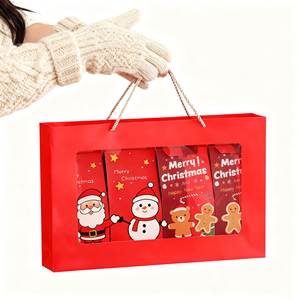 Box Christmas <strong>Gift</strong> With Santa Snowman for Candy <strong>Biscuit</strong> Kindergarten <strong>Gift</strong> Box - Product Image 1