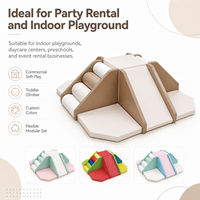 Kommerzielles Neutrales Kleinkind-Spielgerät Schaumstoff-Pyramiden-Kletterer Indoor-Spielplatz Kletter-Spielzeug für Party-Vermietung und Event-Verleih