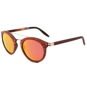 Vente en gros de lunettes de soleil en bois polarisées <span class=keywords><strong>cat</strong></span> 3 <span class=keywords><strong>uv</strong></span> <span class=keywords><strong>400</strong></span> avec logo personnalisé avec monture en métal - Product Image 3