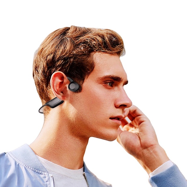 Bone Conduction Headphones BT5.1 Open Ear Headsets Waterproof Bone Conduction Wireless Earbuds HD Call Ear Hook Sport Earphones