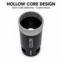 Kit de forets diamantés multi-tailles pour robinets de salle de bain et tuyaux d'évacuation, outils de perçage, boîte d'emballage OEM, vente chaude usine