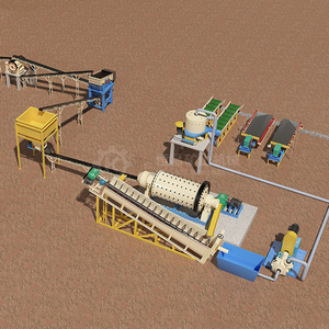 탄자니아 5-50tph 강 충적 금 광광 회수 기계 채광 집중기 분리기 처리 금 광물 공정 기계 - Product Image 1