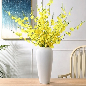 Jarrones de mesa blancos nórdicos, florero grande de cerámica, decoración para sala de estar, cerámica para el hogar y maceta de porcelana para sala de estar - Product Image 6