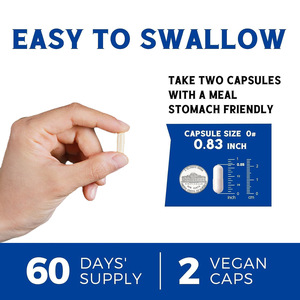 Triple Complex High Absorption Vegan Capsules Muscle Comfort Heart <b>Wellness</b> and Normal Neural Function Gentle and Highly - Product Image 5