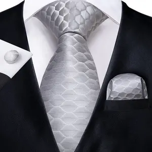 Lele gravata de seda sólida masculina