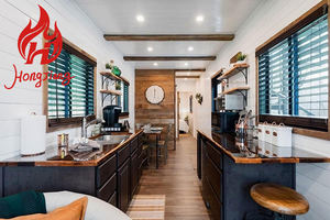 منزل صغير فيلا شحن 20 قدم 40 قدم منزل فاب كابينة منزل قابل للفصل أبل كابينة منزل عطلة كوخ - Product Image 3