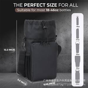 Bolsa de Gimnasio para Venta en Vivo de Comercio Electrónico, Botella Magnética Portátil de Poliéster con Ventosa Magnética de Hierro para Agua - Product Image 4