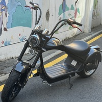 DE Depo Stoğu 3000W 45KM/S Ucuz Fiyatlı Şehir İçi Coco Elektrikli Scooter Ön 17 İnç Lastikli Chopper Arazi Tipi 2 Tekerlekli