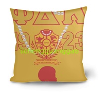 Housse de coussin décorative Gamma Phi Delta Sorority, cadeaux et articles de décoration pour sororité