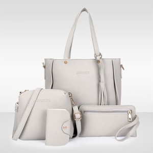 Tas Selempang Wanita Model Terbaru, Set <span class=keywords><strong>4</strong></span> in 1, Tas Tangan Desainer, Bahan Kulit PU - Product Image 2