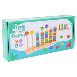 Support informatique unisexe en bois arc-en-ciel cercle nuage ensemble Montessori aides pédagogiques pour la <span class=keywords><strong>maternelle</strong></span> numérique pour enfants - Product Image 4