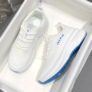 K2509 moda mujer encaje-up frente caminar zapatillas cómodas deporte al aire libre zapatillas - Product Image 5