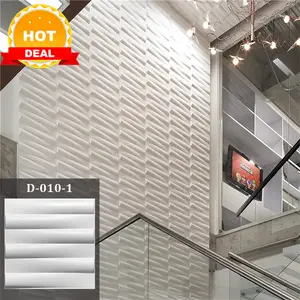 D010-1 Manufacturer Home Decorative 3d pvc wall panels waterproof 3d wallpanel for outdoor