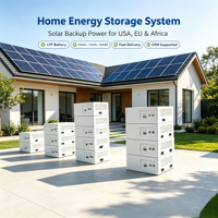 Nouveau système de stockage d'énergie domestique au sol, batterie solaire mobile au lithium LiFePO4 51,2 V 600 Ah 30 kWh, 6000 cycles, 300 Ah 15 kWh
