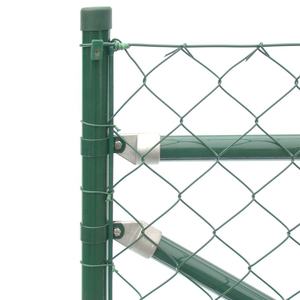 Galvanisé et PVC enduit <span class=keywords><strong>de</strong></span> barrière <span class=keywords><strong>de</strong></span> maillon <span class=keywords><strong>de</strong></span> chaîne EN10223-3 standard <span class=keywords><strong>pour</strong></span> la sécurité, terrain <span class=keywords><strong>de</strong></span> sport, zone industrielle. Tailles personnalisées - Product Image 2