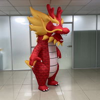 Mascotte gonflable de dragon personnalisée pour festival, costume de dragon gonflable exquis pour la publicité
