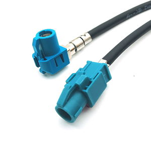 <strong>4</strong>-Core <strong>Code</strong> Z Fakra HSD LVDS Straight Female to 90 Degree Female Vehicle Data Transmission Cable - Product Image 1