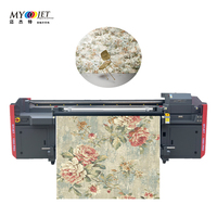 Venta directa de fábrica 1860pro UV impresora híbrida máquinas de tienda de impresión 3D impresora uv señalización para lino banner PVC papel tapiz
