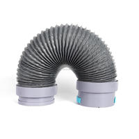 Connexion flexible matérielle de papier d'aluminium d'ABS, fin du système d'air frais de climatisation centrale