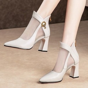 Scarpe da ballo con <span class=keywords><strong>tacco</strong></span> <span class=keywords><strong>alto</strong></span> da donna alla moda in pelle sintetica - Product Image 3