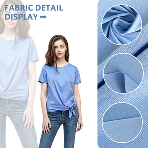 100D Polyester Spandex Single Jersey Fabric 150GSM Silky Knit Textile for Dress, T-Shirt, <b>Underwear</b> - Product Image 2